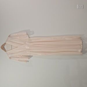 Vintage Soft Peach Negligee/Dressing Gown